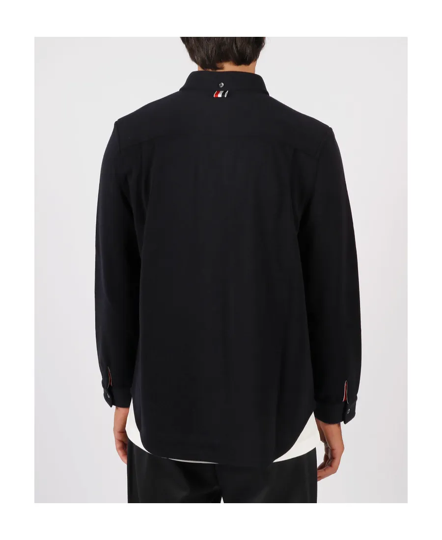 Long-Sleeve Wool Shirt