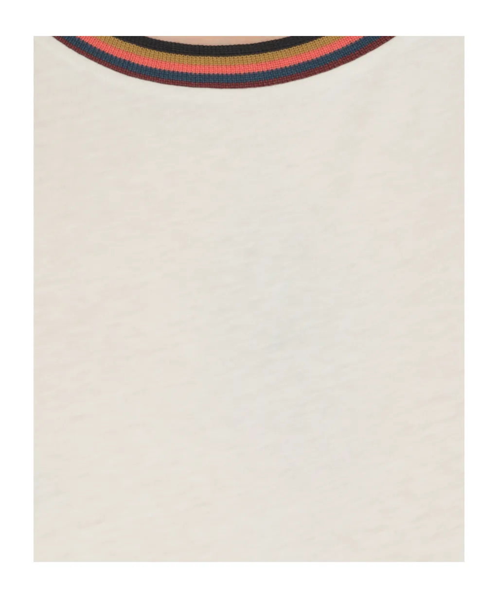 Paul Smith Artist Stripe Collar T-Shirt