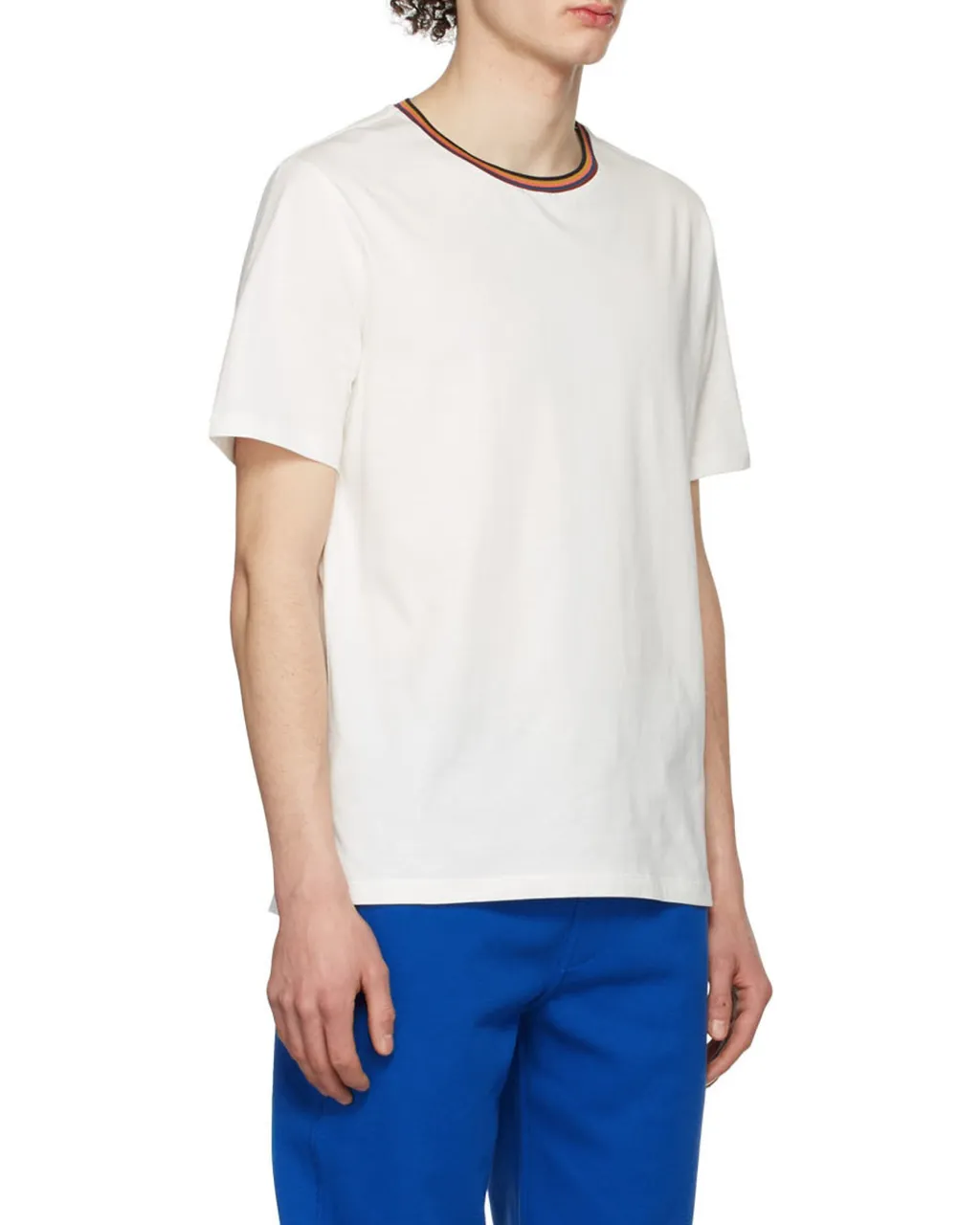 Paul Smith Artist Stripe Collar T-Shirt