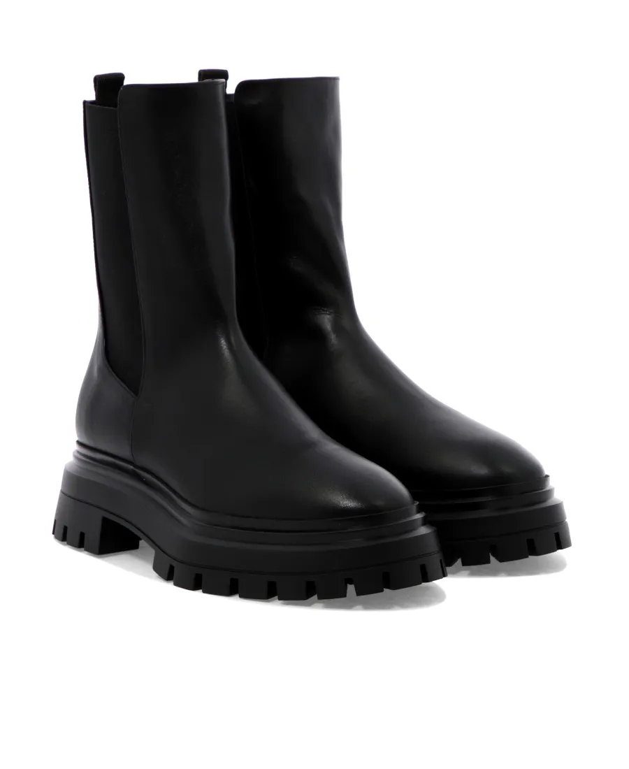Round-Headed Ankle Boots