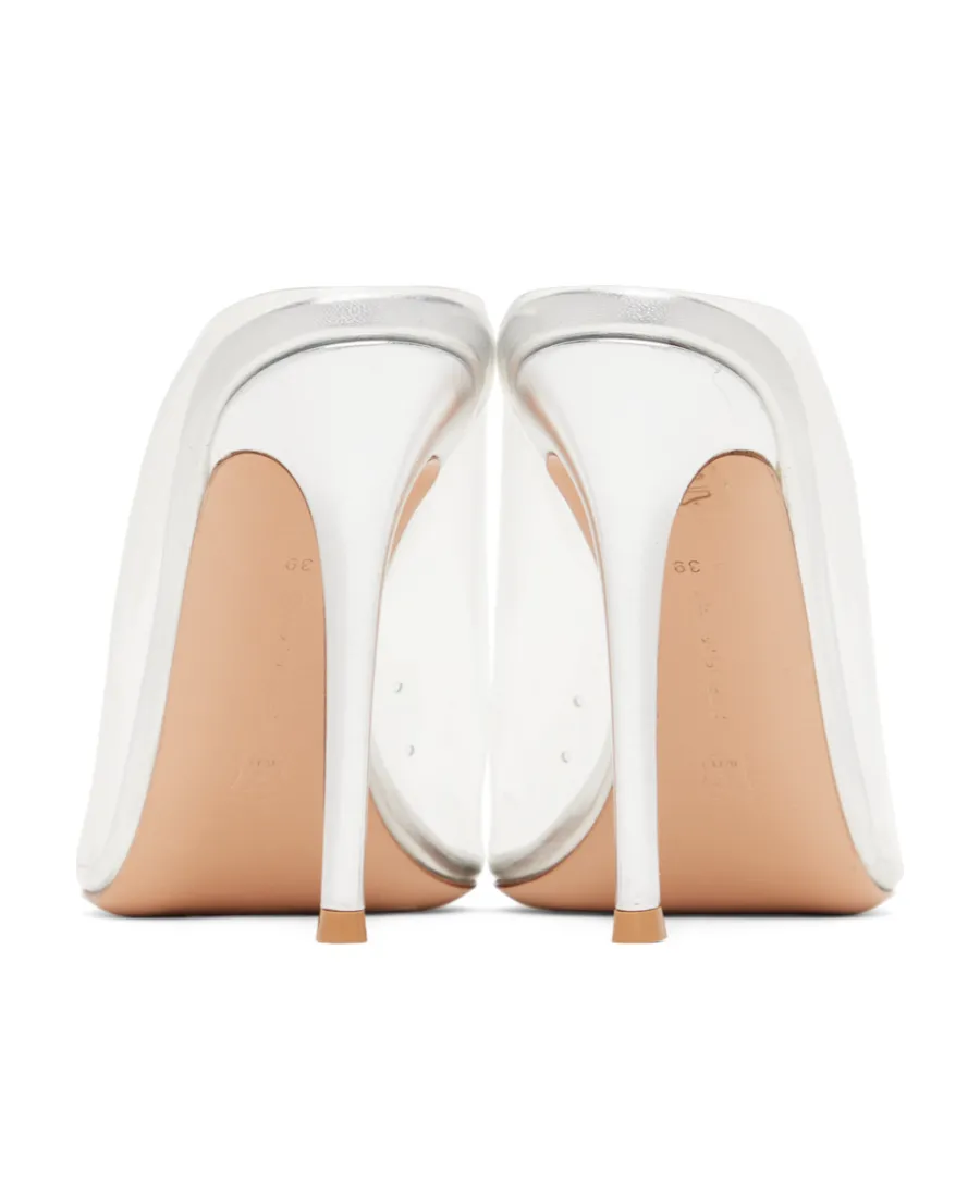 Crystal Decorative Detail High-Heeled Sandals