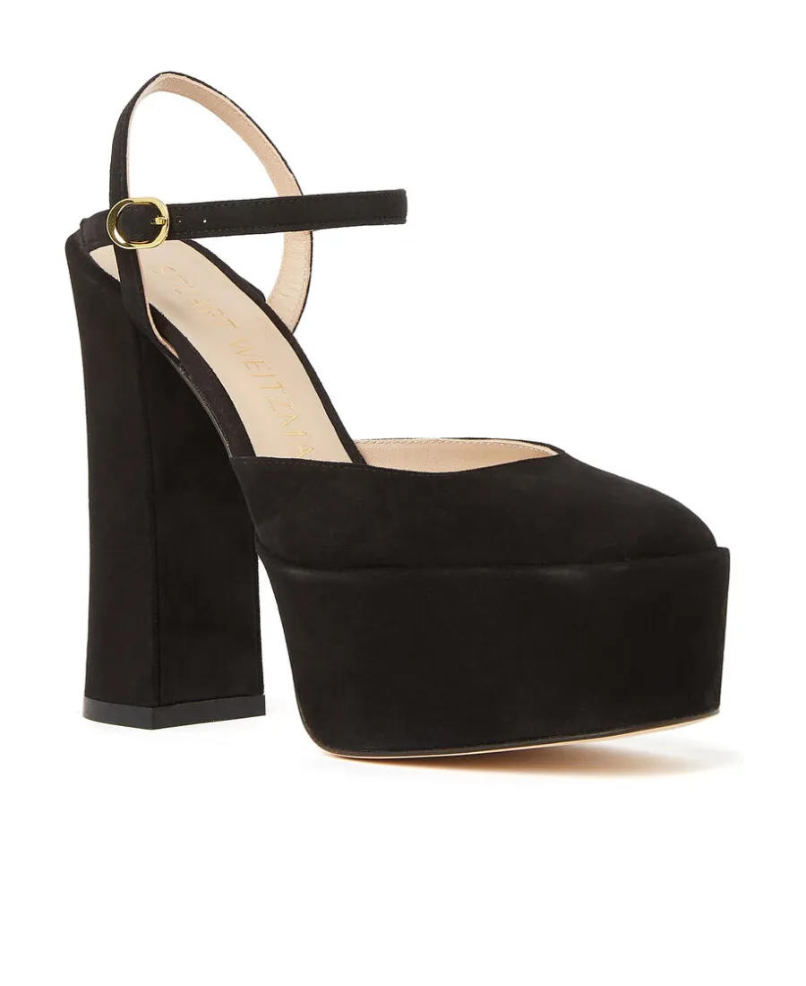 Black Logo High Heels