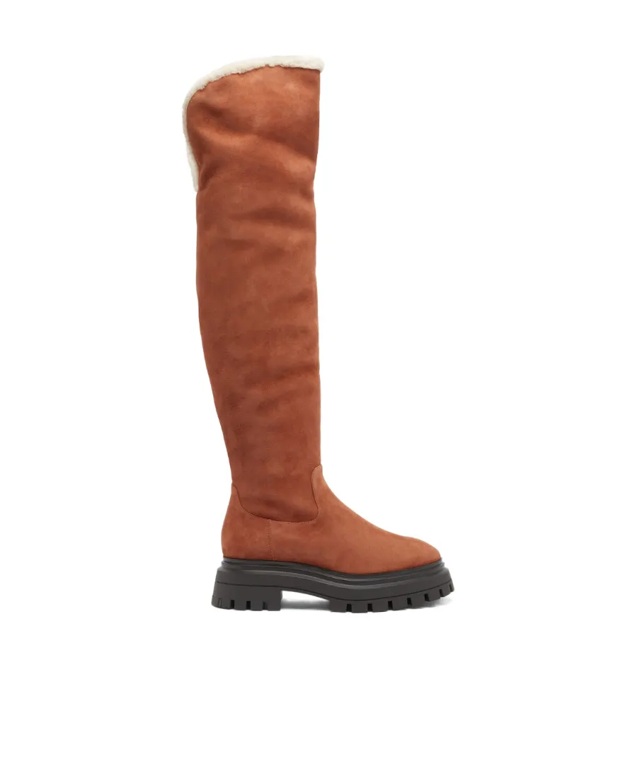Bedford Suede Thigh-High Boots