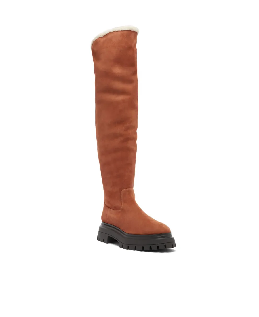 Bedford Suede Thigh-High Boots