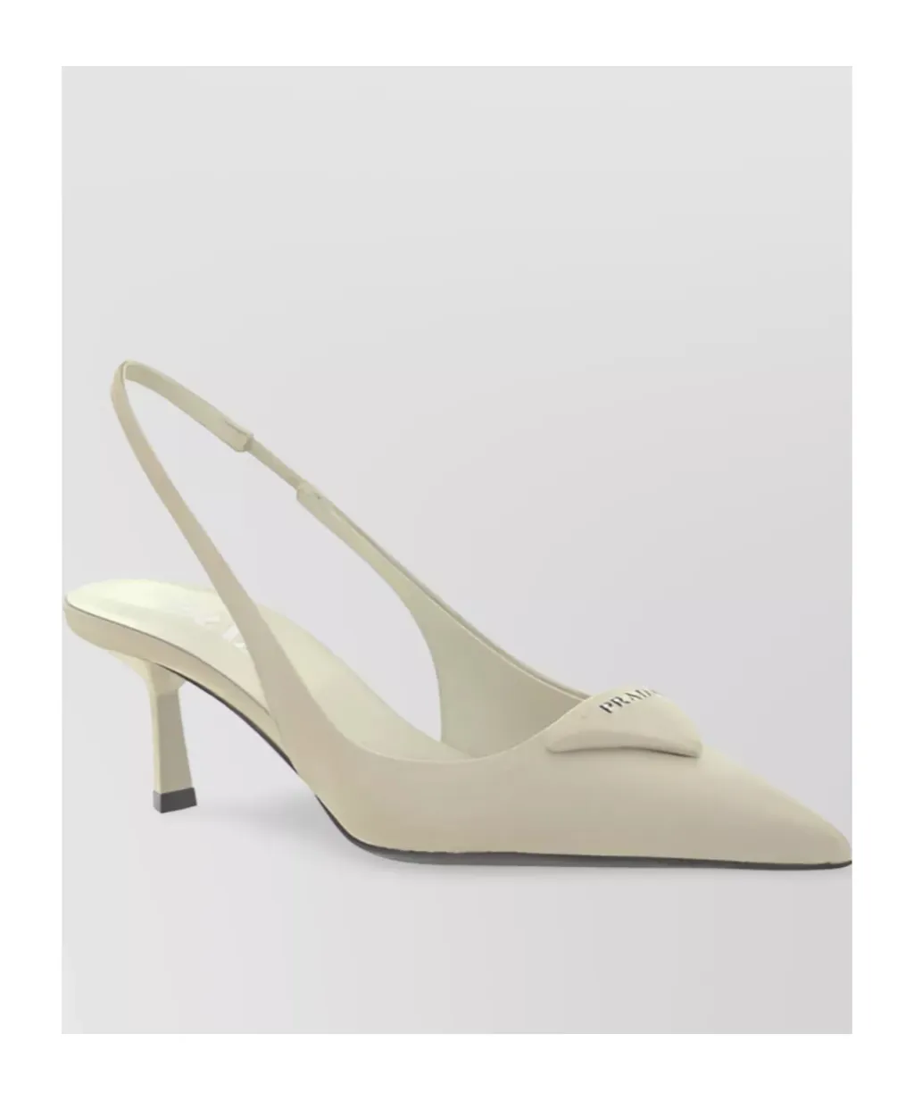 Prada Pointed-Toe Slingback Pumps