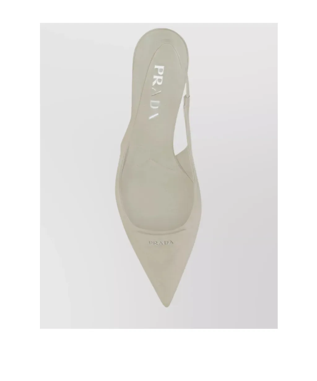 Prada Pointed-Toe Slingback Pumps