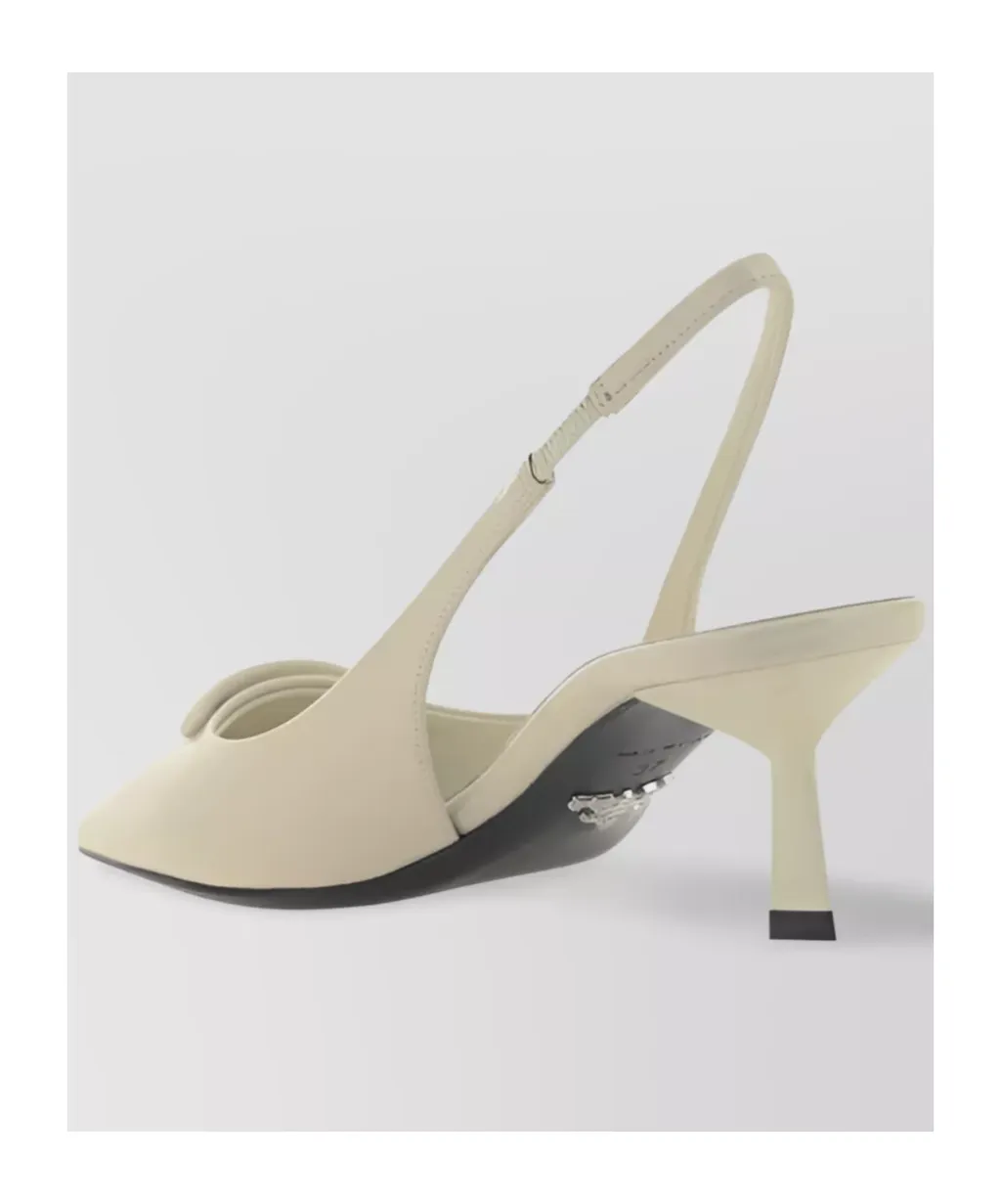 Prada Pointed-Toe Slingback Pumps