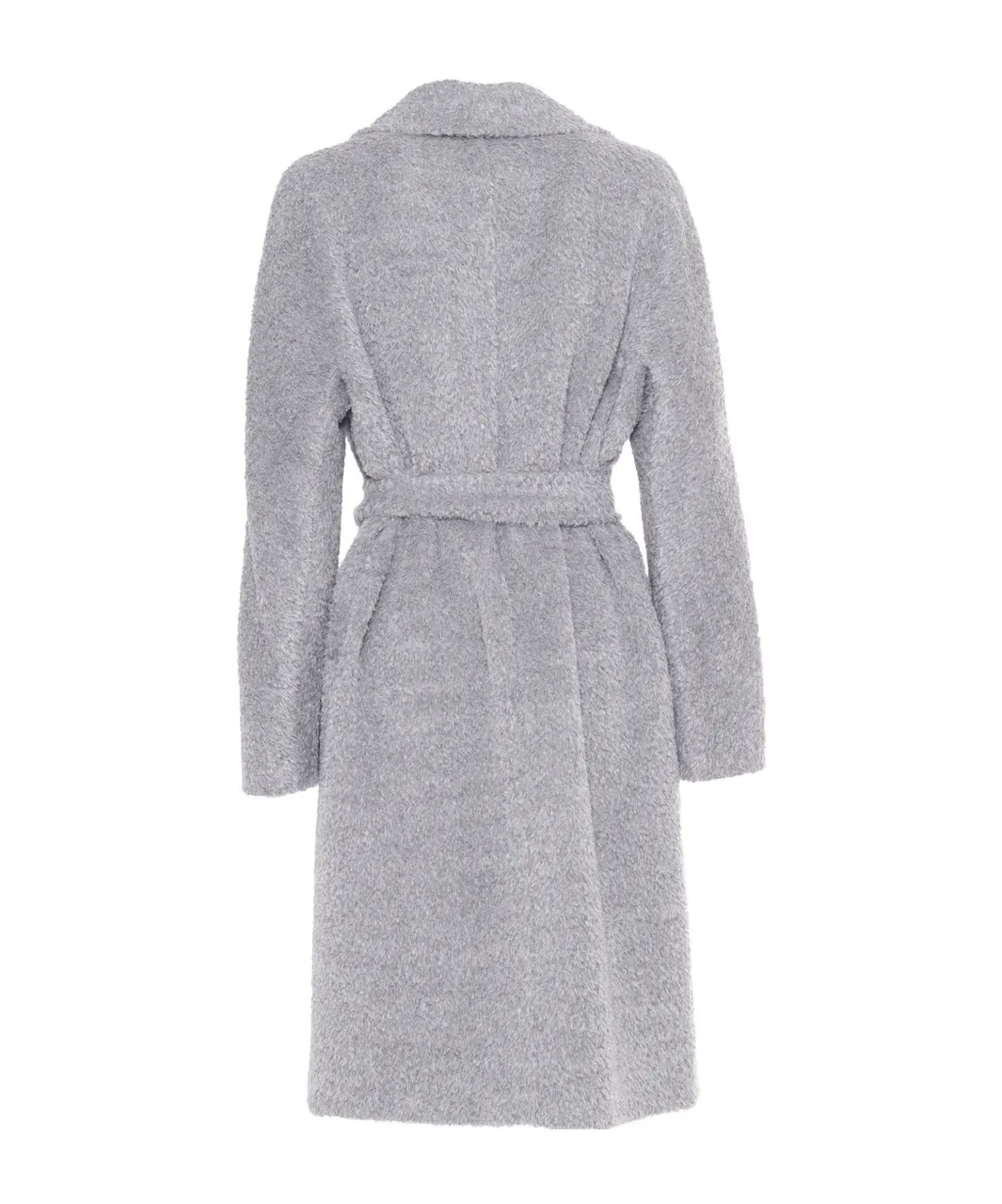 Max Mara Studio Belted Long-Sleeved Coat