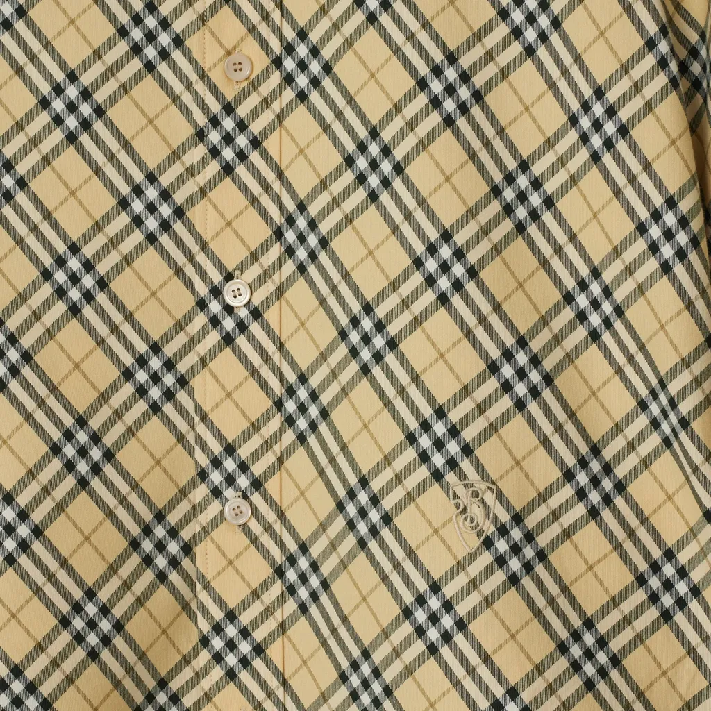 Burberry Long Sleeved Checked Buttoned Shirt