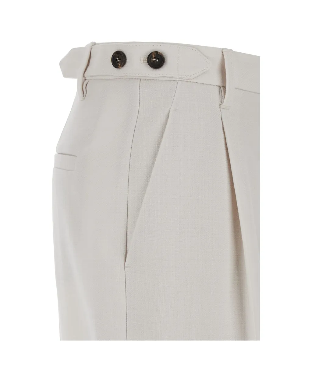 Brunello Cucinelli High-Waist Pleated Trousers