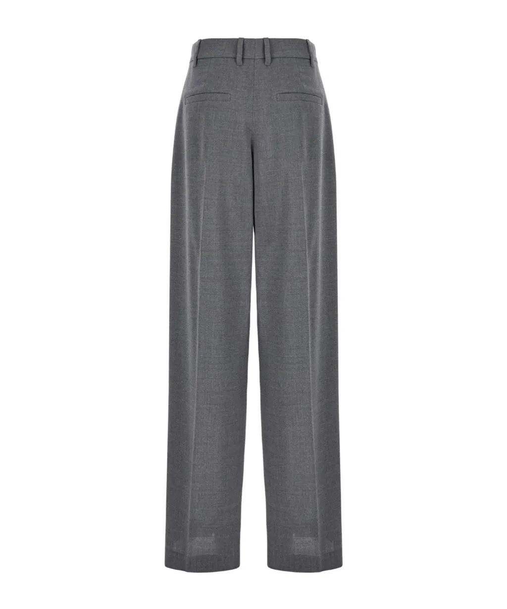 Brunello Cucinelli High-Waist Pleated Trousers