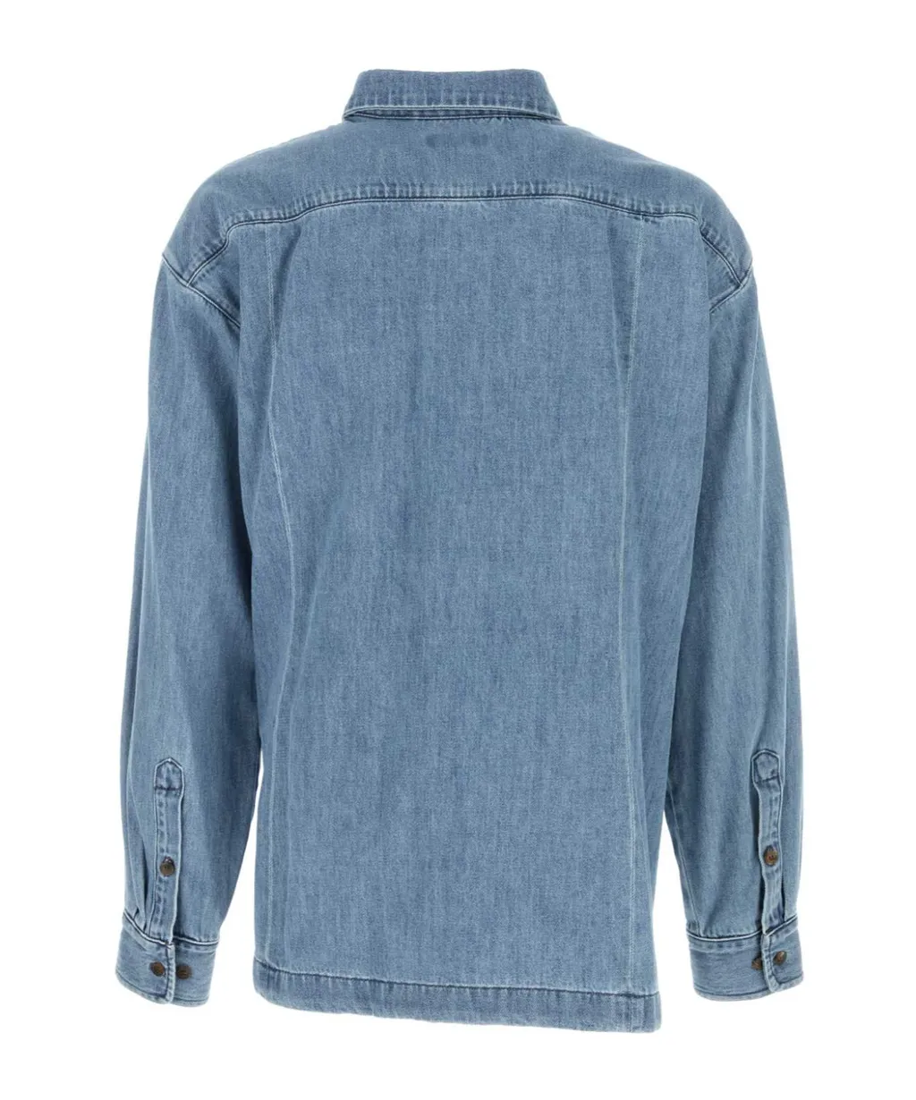 Dries Van Noten Asymmetric Denim Shirt