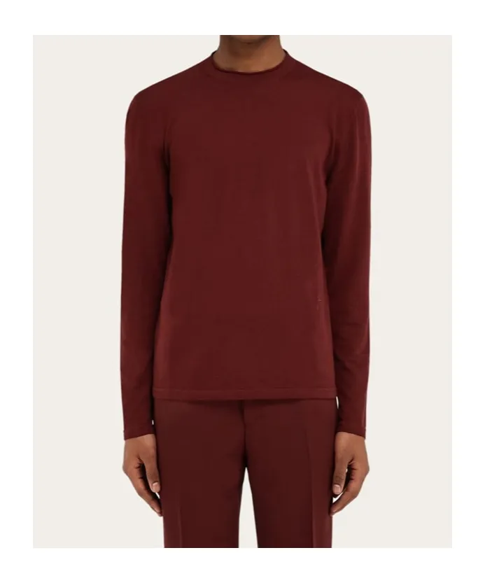 Ferragamo Embroidered Signature Light Sweater