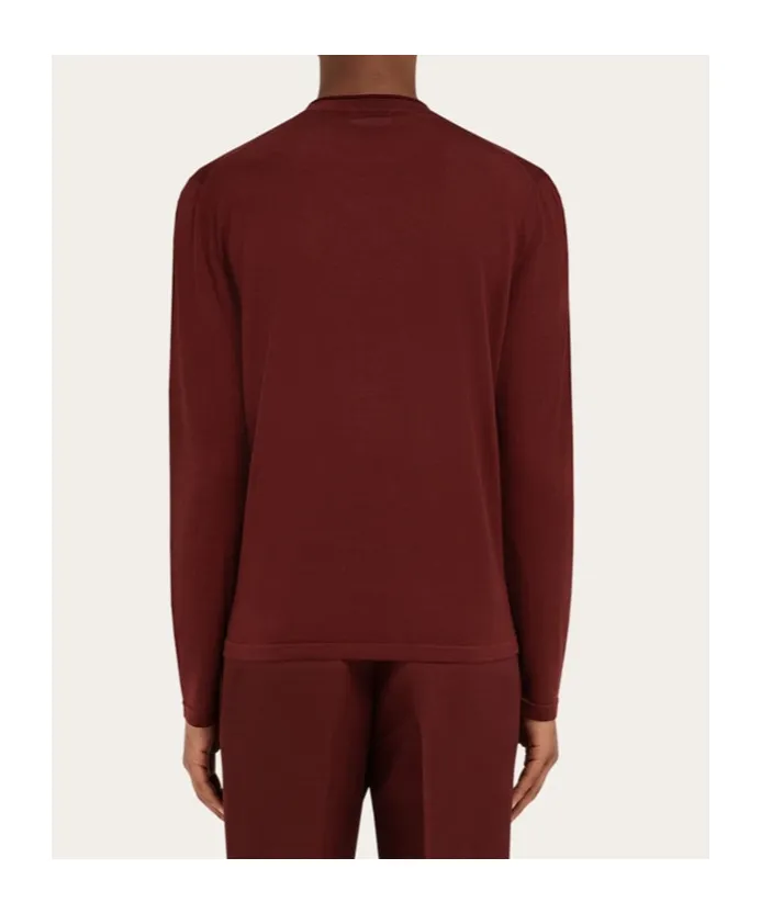 Ferragamo Embroidered Signature Light Sweater
