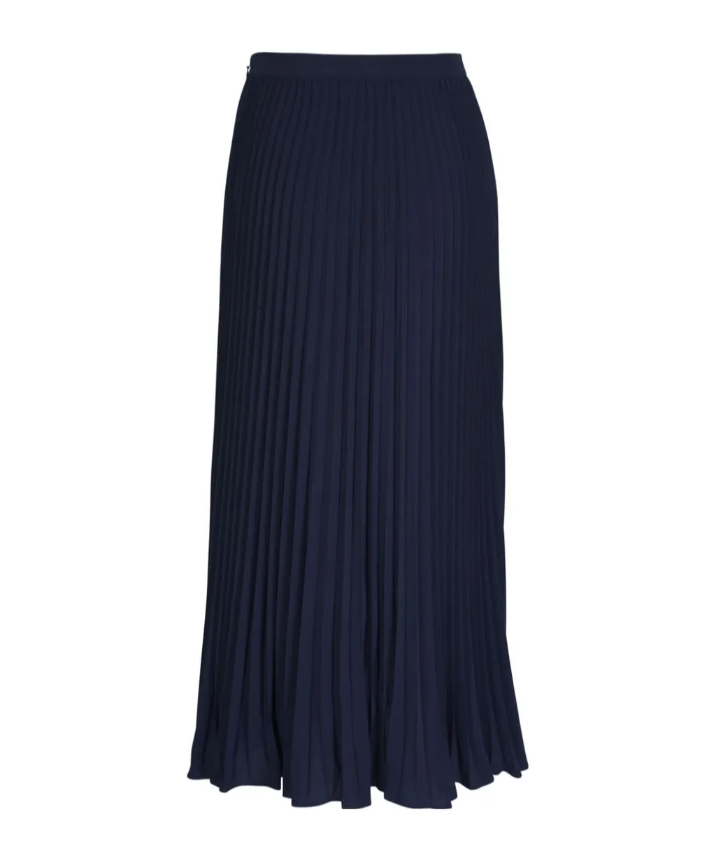 Elastic Waist Pleated Skirt