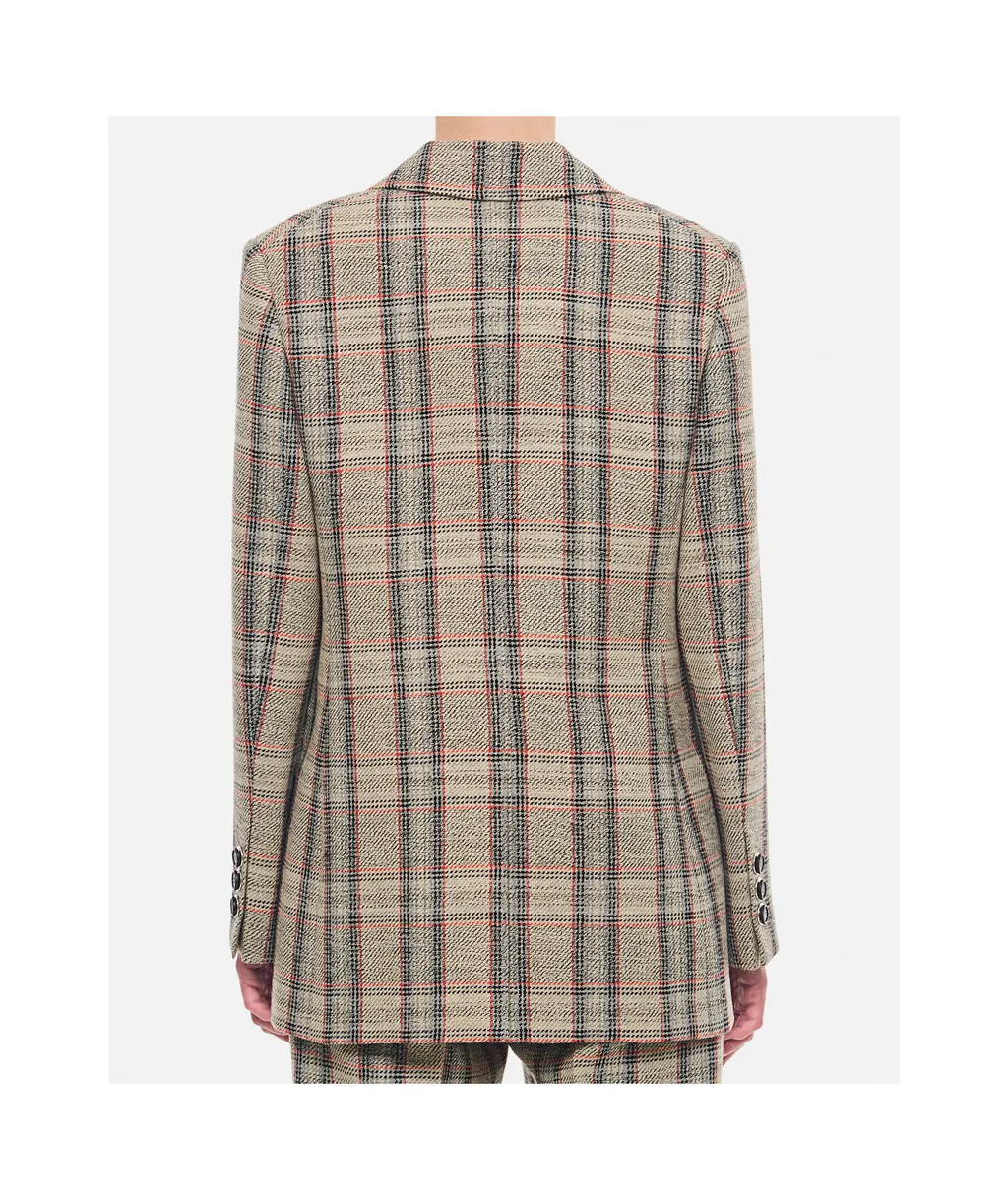 Checked Suit Coat