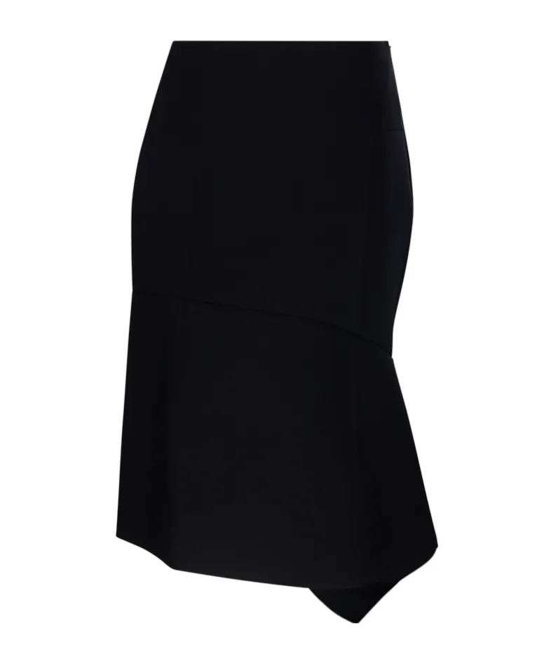 Dries Van Noten Hurve Asymmetric Midi Skirt