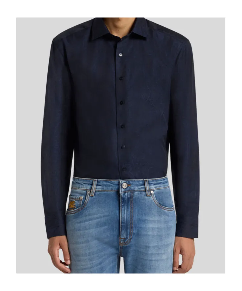 Cotton Jacquard Shirt