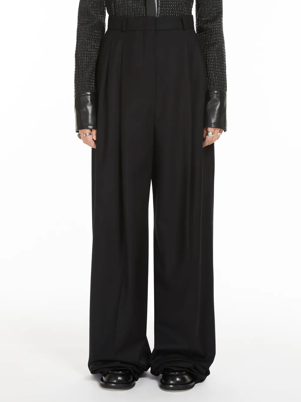 Sportmax Kiens Belted Wide Leg Pants