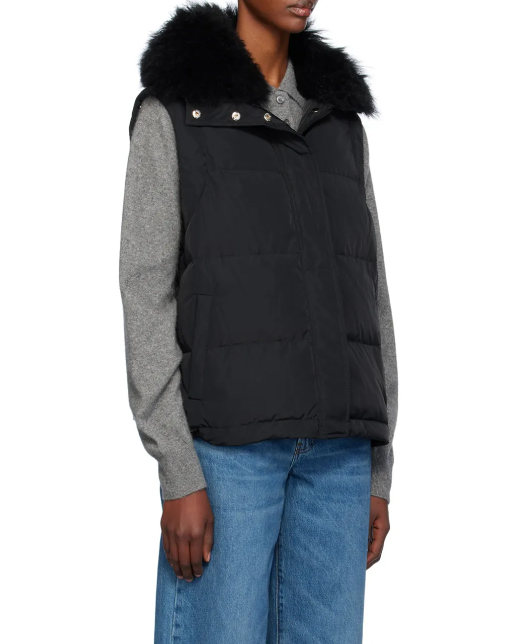 Quilted Zipper Down Jacket