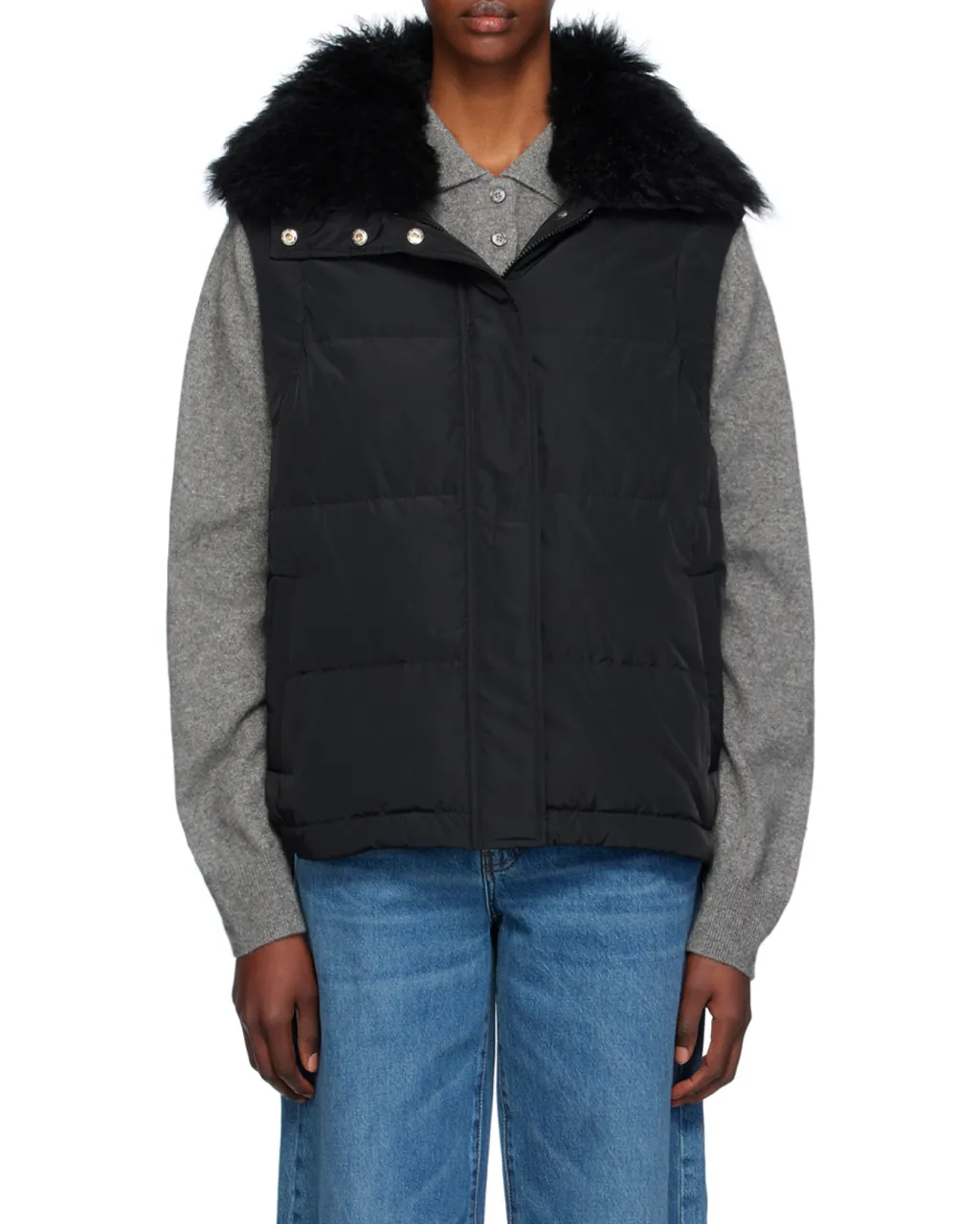 Quilted Zipper Down Jacket