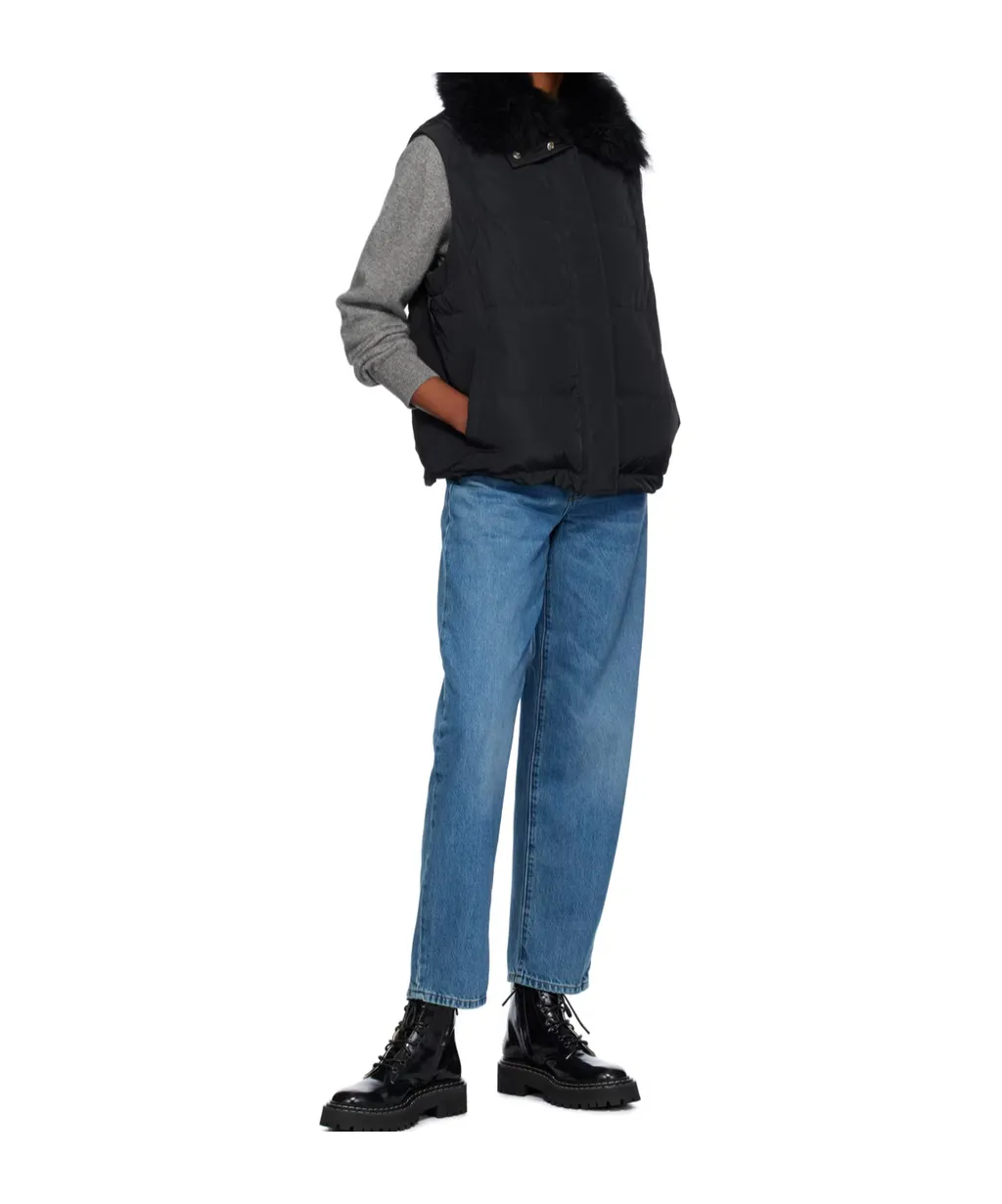 Quilted Zipper Down Jacket