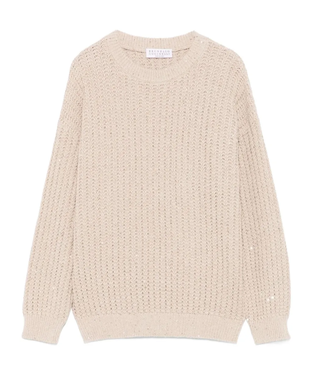 Sequin-Embellished Sweater