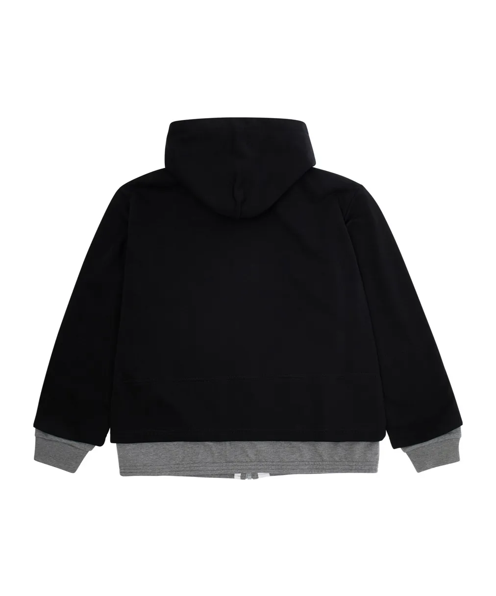 Long-Sleeved Zipper Sweatshirt
