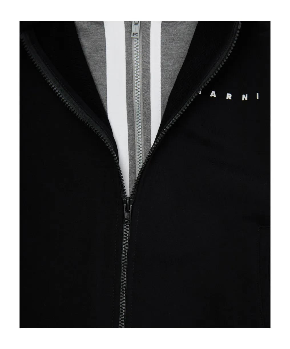 Long-Sleeved Zipper Sweatshirt