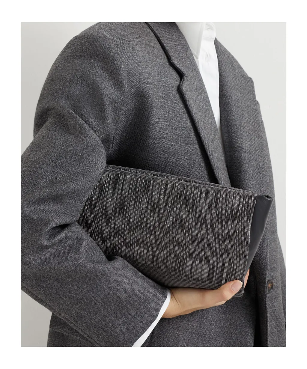 Brunello Cucinelli Magnetic Fastening Clutch Bag