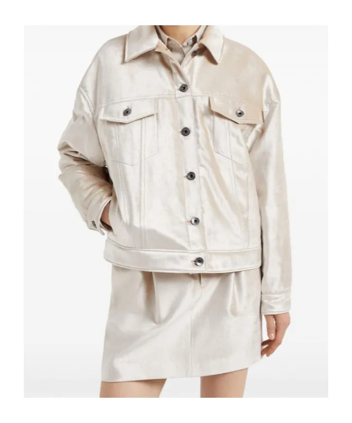 Brunello Cucinelli Button-Up Padded Jacket