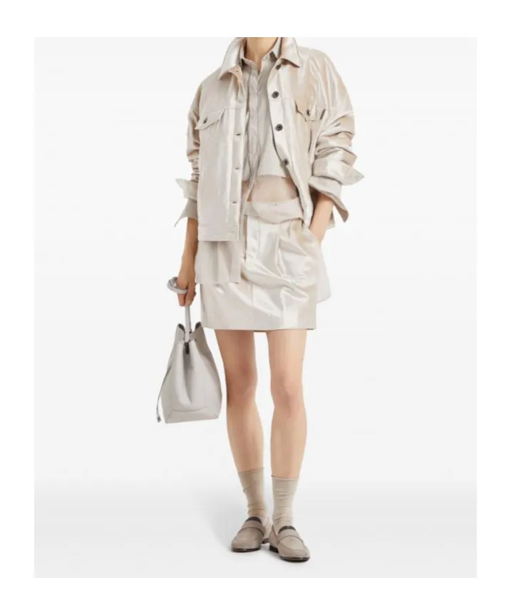Brunello Cucinelli Button-Up Padded Jacket