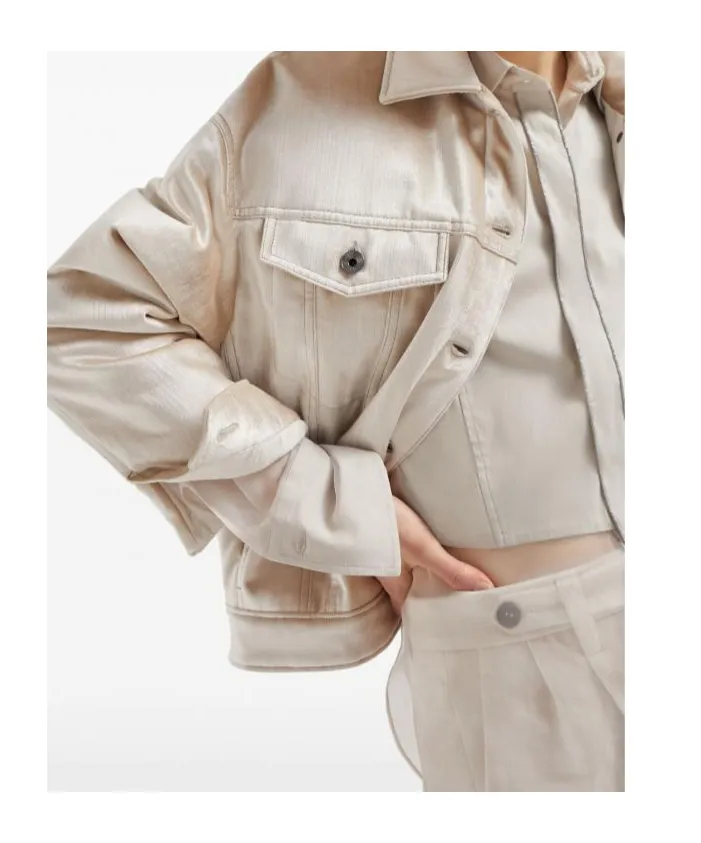 Brunello Cucinelli Button-Up Padded Jacket