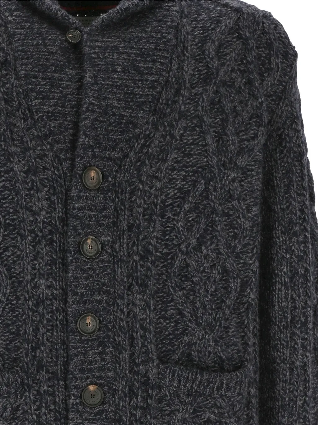 Brunello Cucinelli Cable-Knitted Button-Up Cardigan