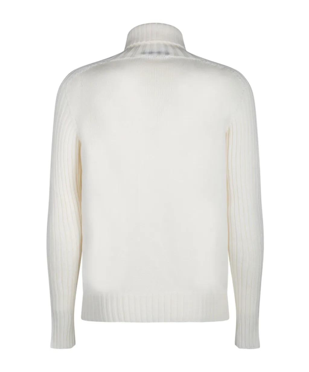 Ribbed Turtleneck Sweater