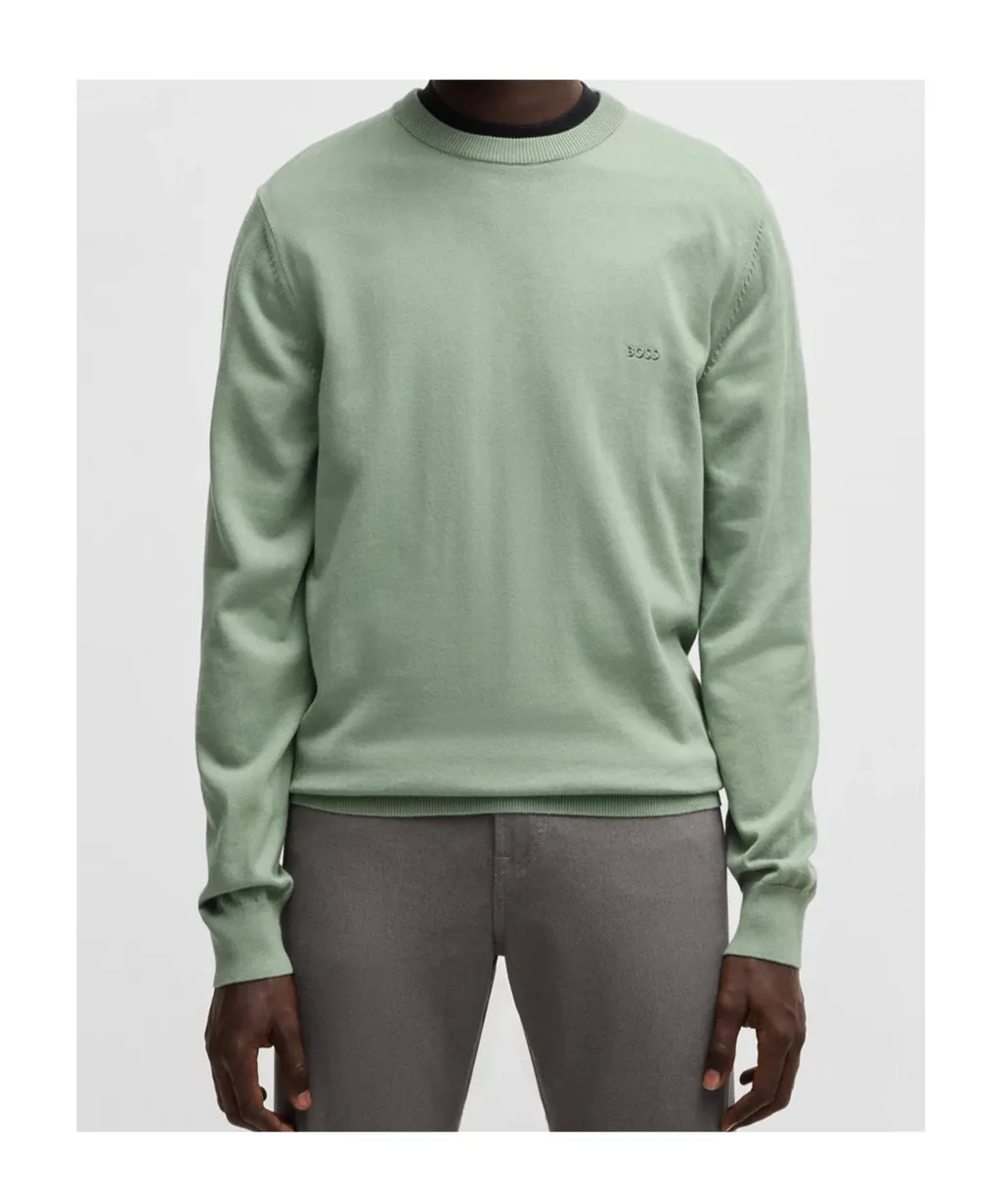 Embroidered-Logo Cotton Jumper