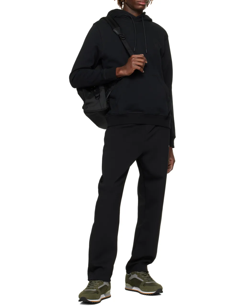 Boss Hugo Boss Logo Patch Drawstring Hoodie