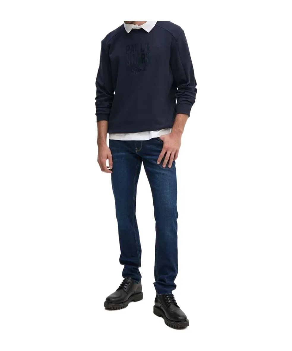 Long-Sleeved Round-Neck Sweater