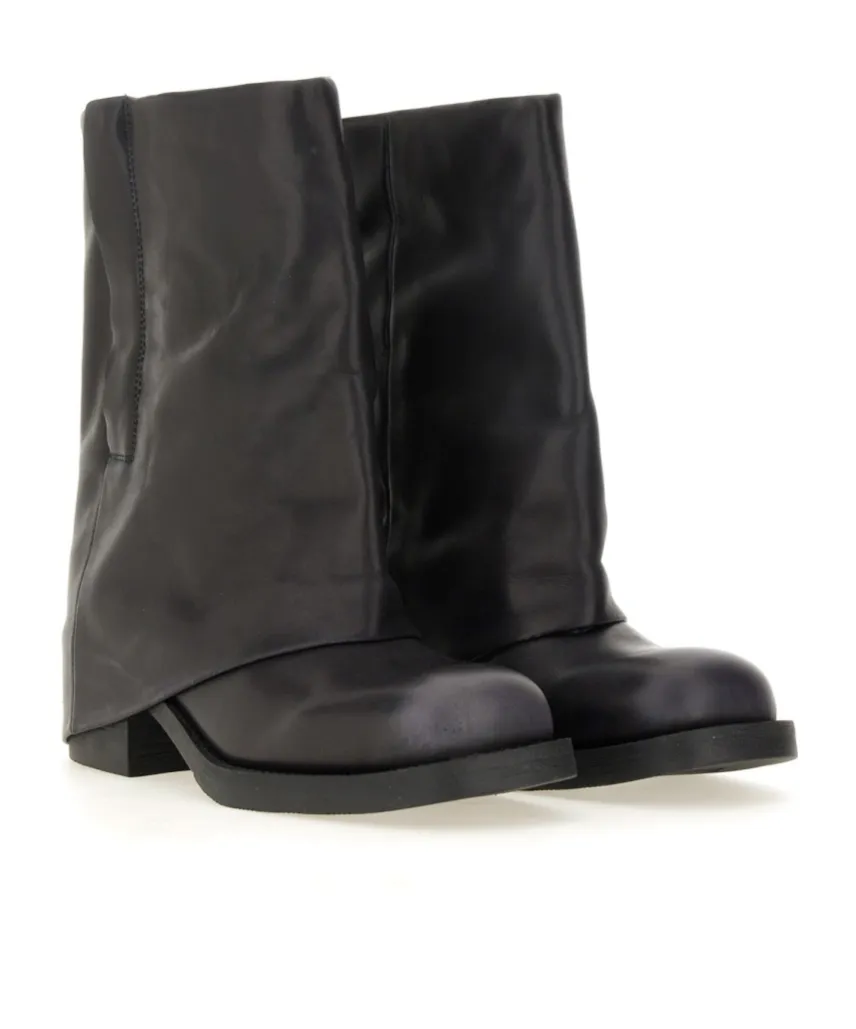 Round-Head Short Boots
