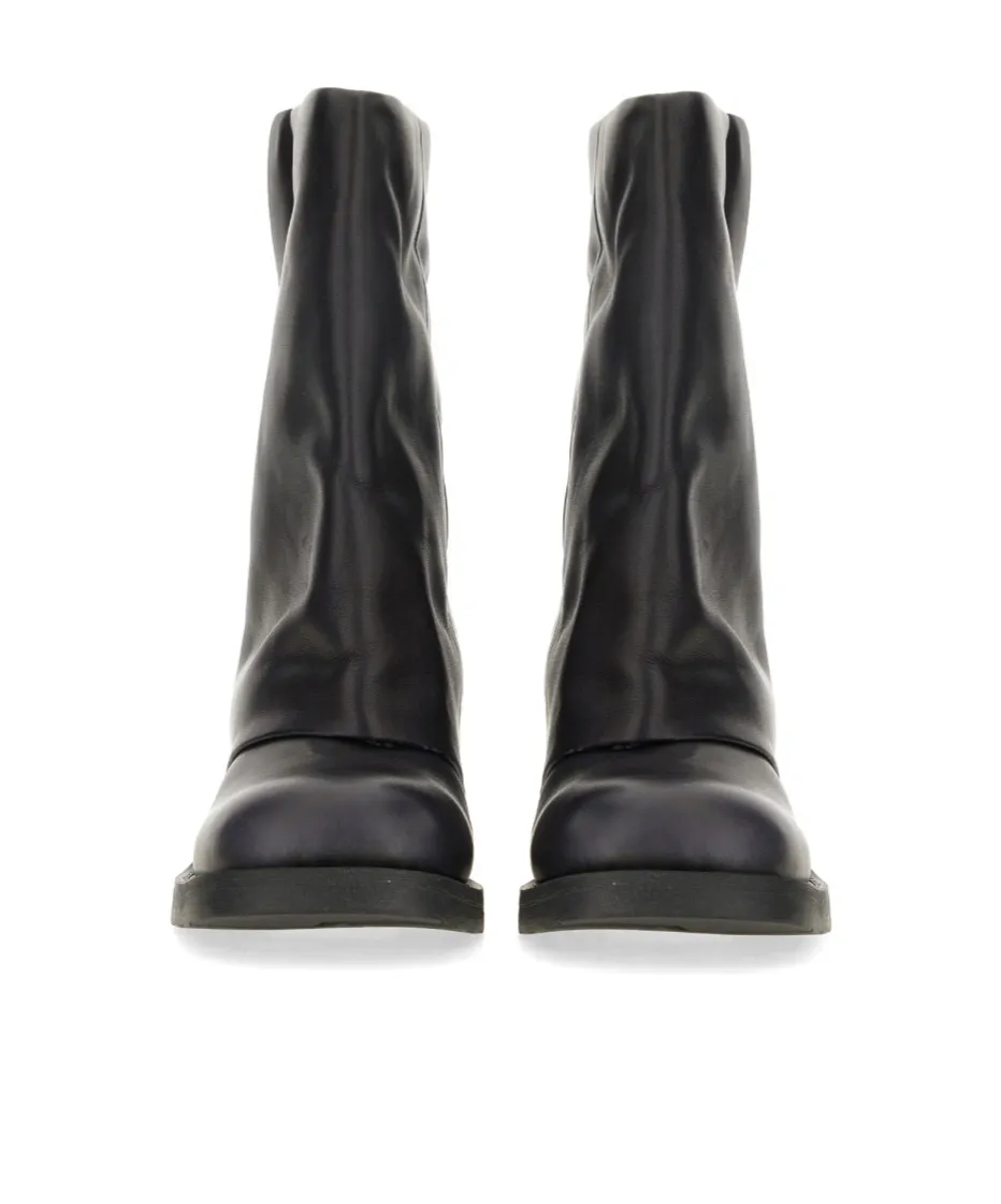 Round-Head Short Boots