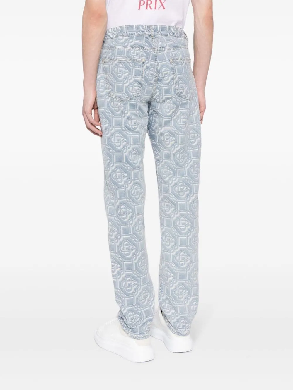 Casablanca Bleached Monogram Jeans