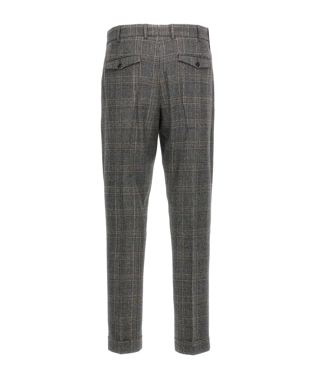 Checked Casual Pants