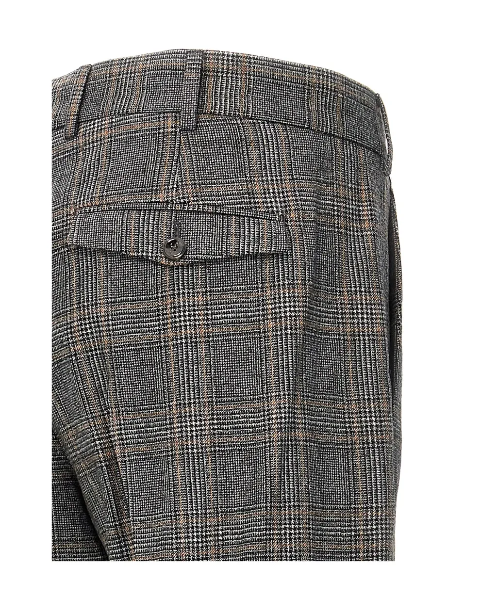 Checked Casual Pants