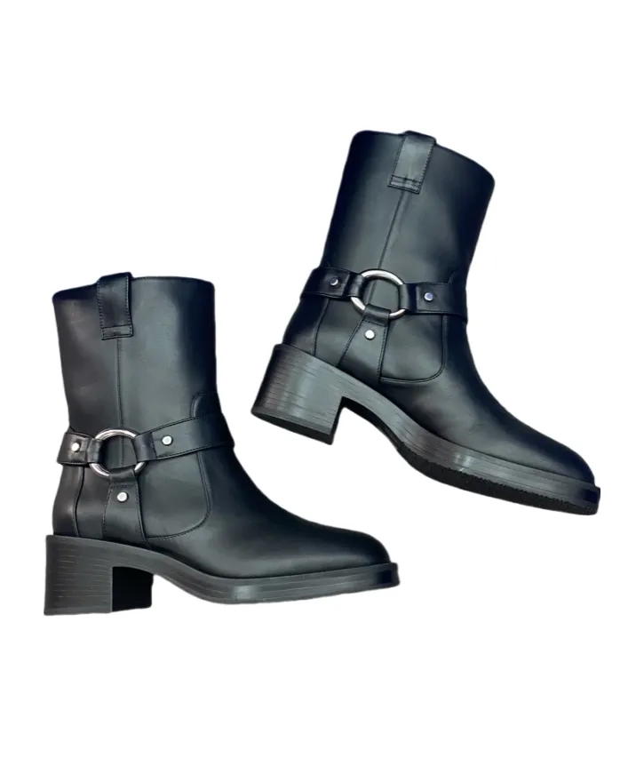 Loop Buckle Booties