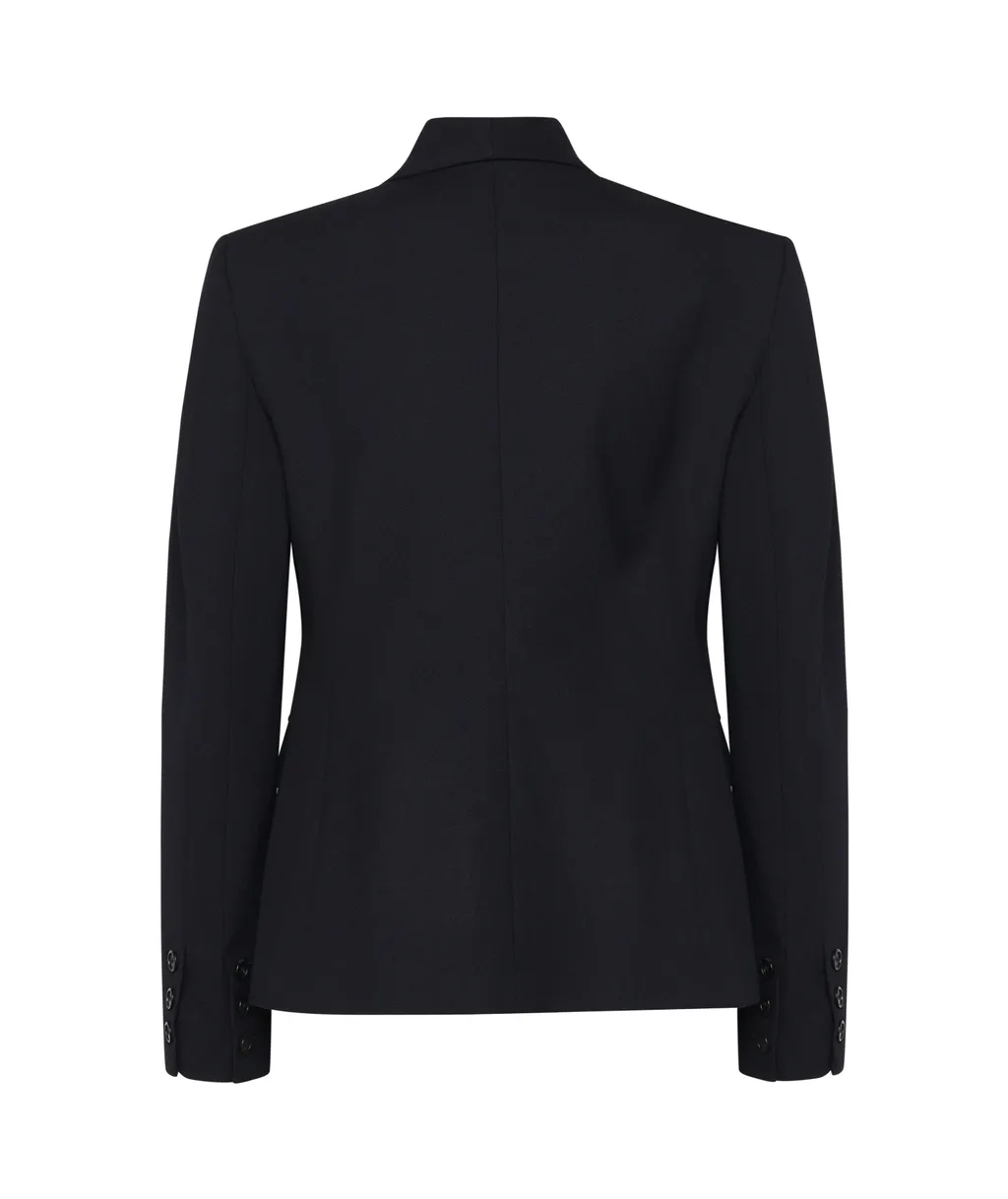 Pinko Single-Breasted Straight Hem Blazer