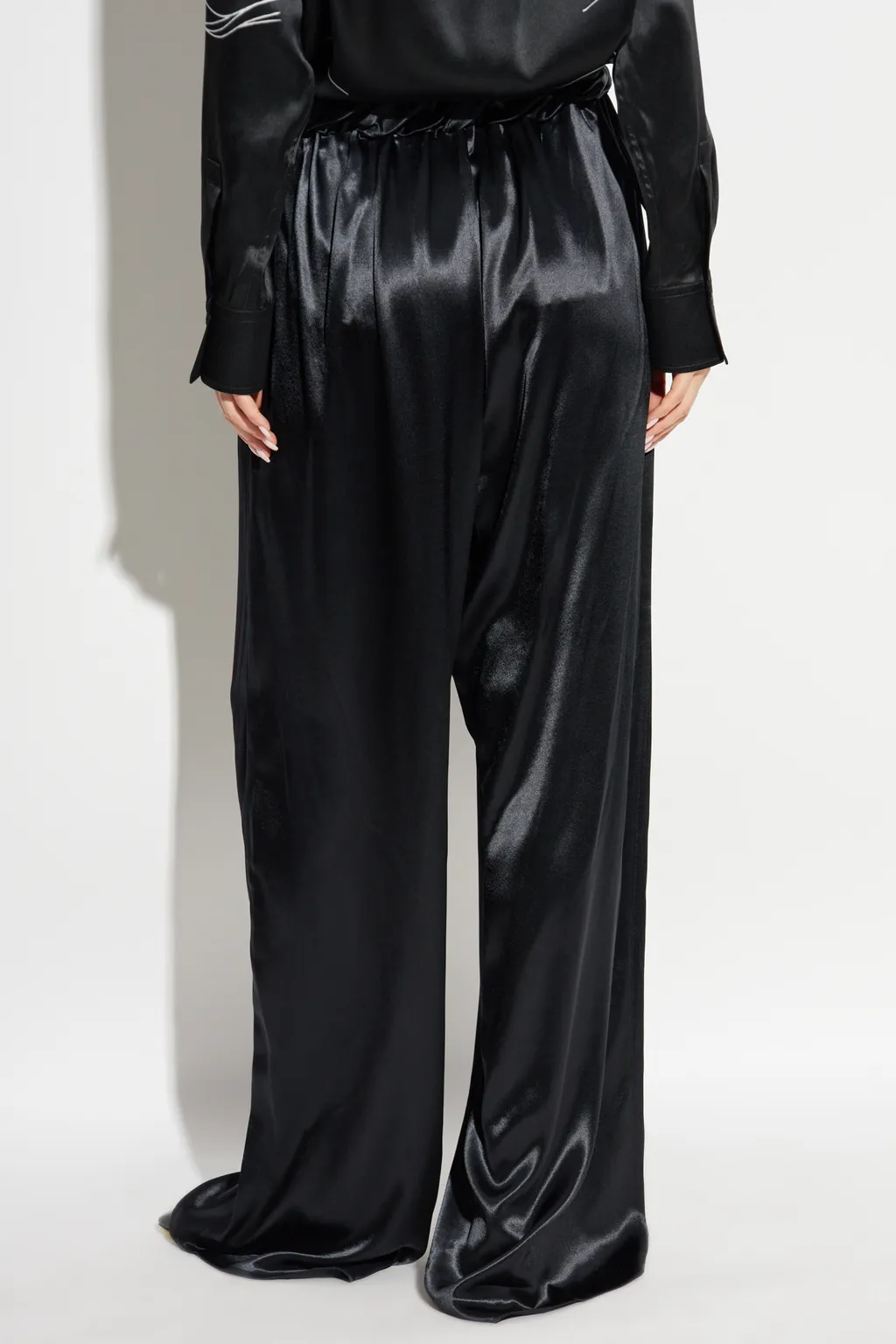 Elastic Waist Casual Pants