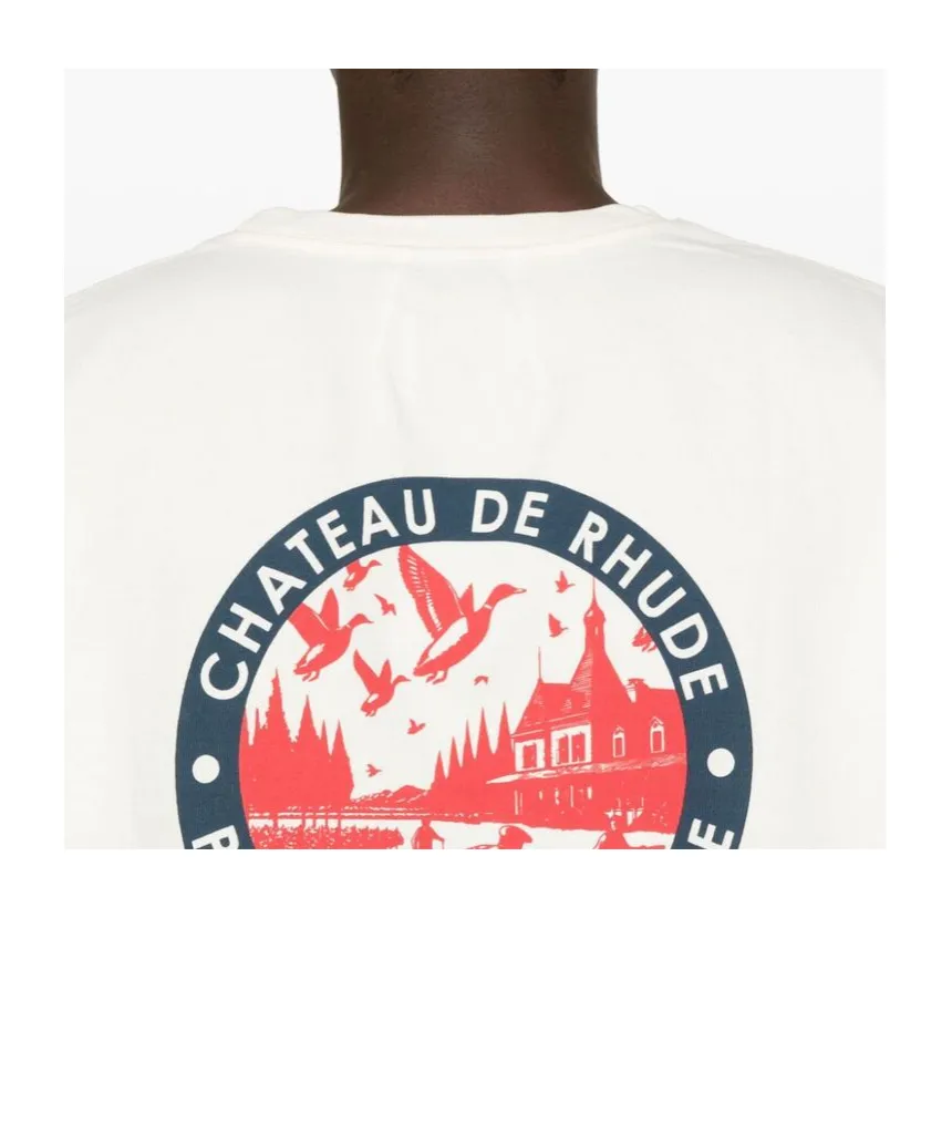Rhude Short Sleeve Logo Print T-Shirt