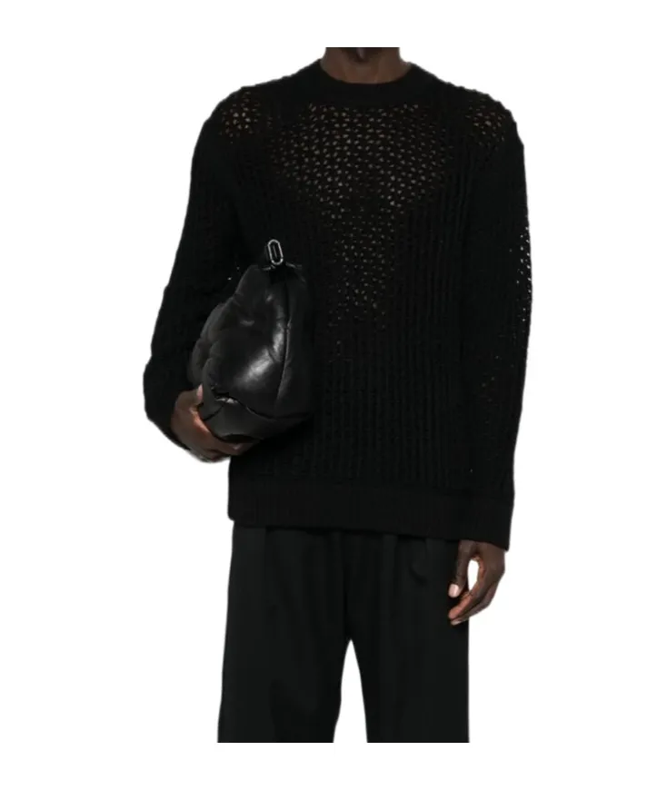 Junya Watanabe Man Open-Knit Crewneck Jumper