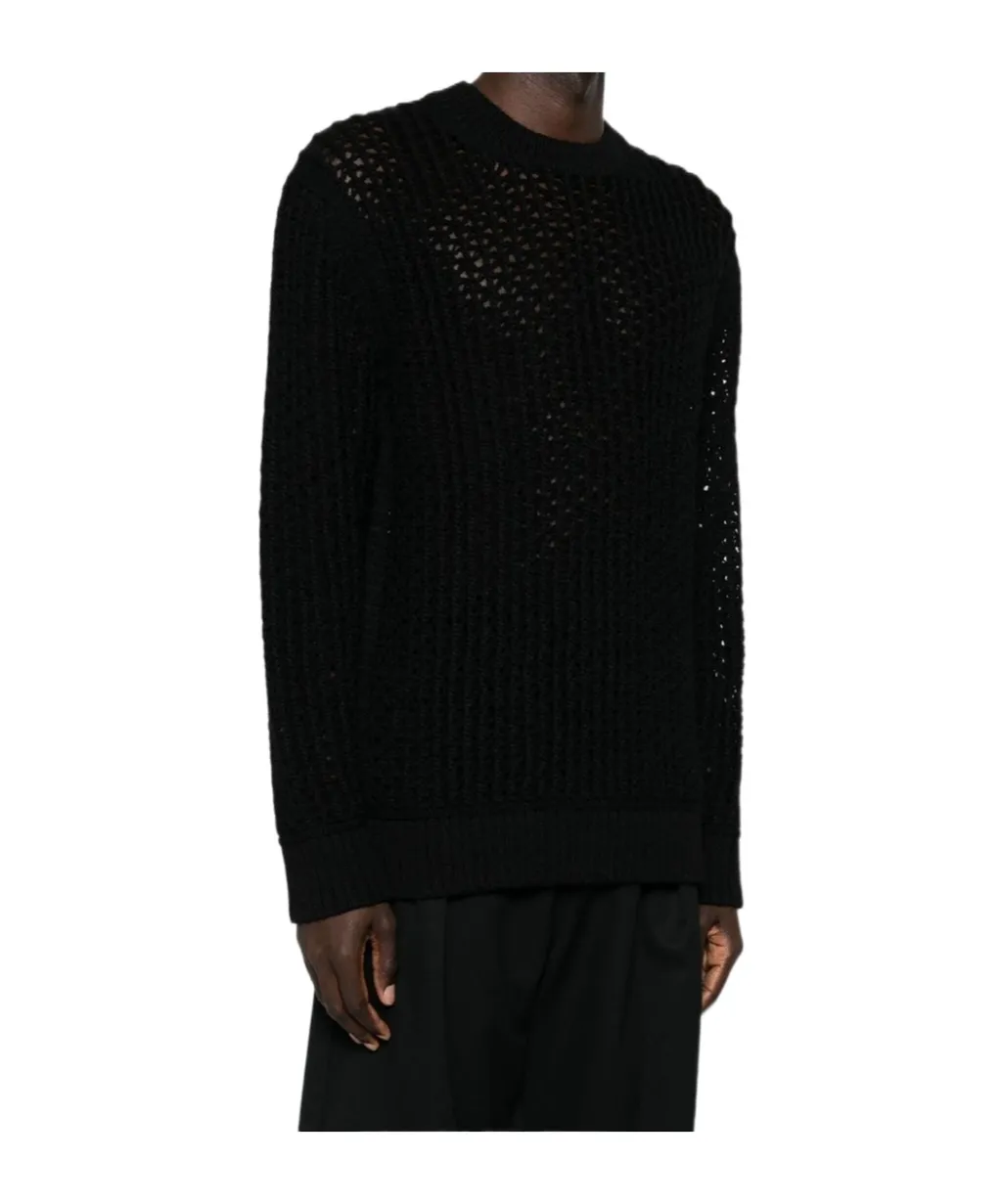 Junya Watanabe Man Open-Knit Crewneck Jumper