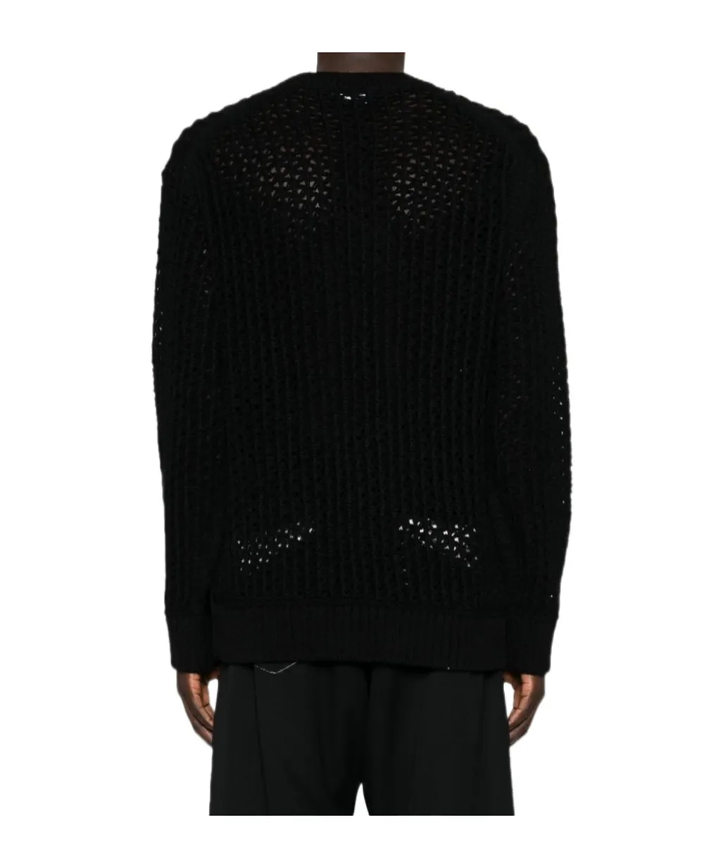 Junya Watanabe Man Open-Knit Crewneck Jumper